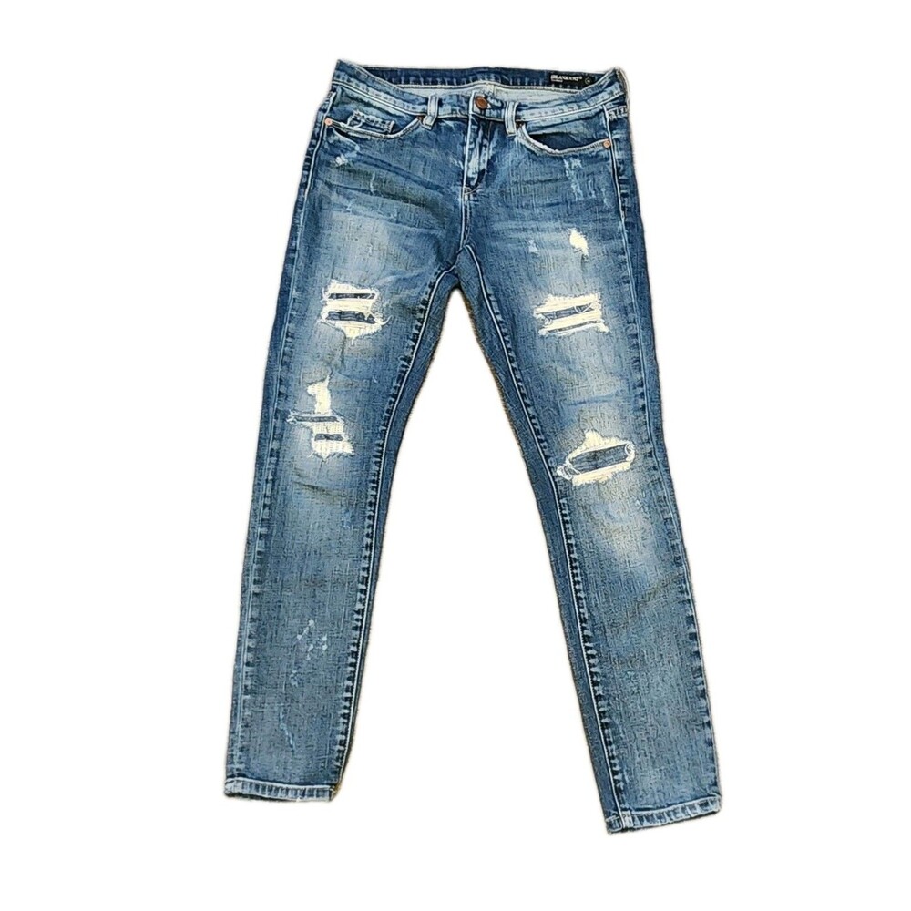 Blank NYC The Reade Jeans Women's Size 28 Distressed Blue Denim